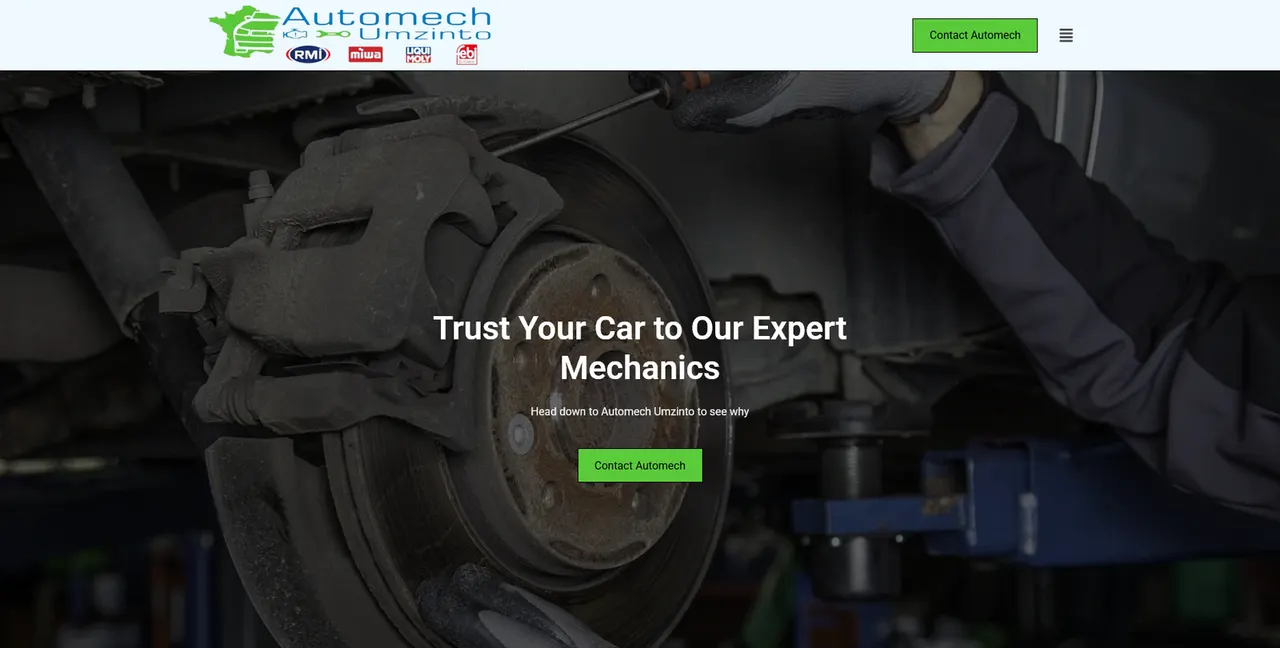 Automech Umzinto website built by LiquidEmerce