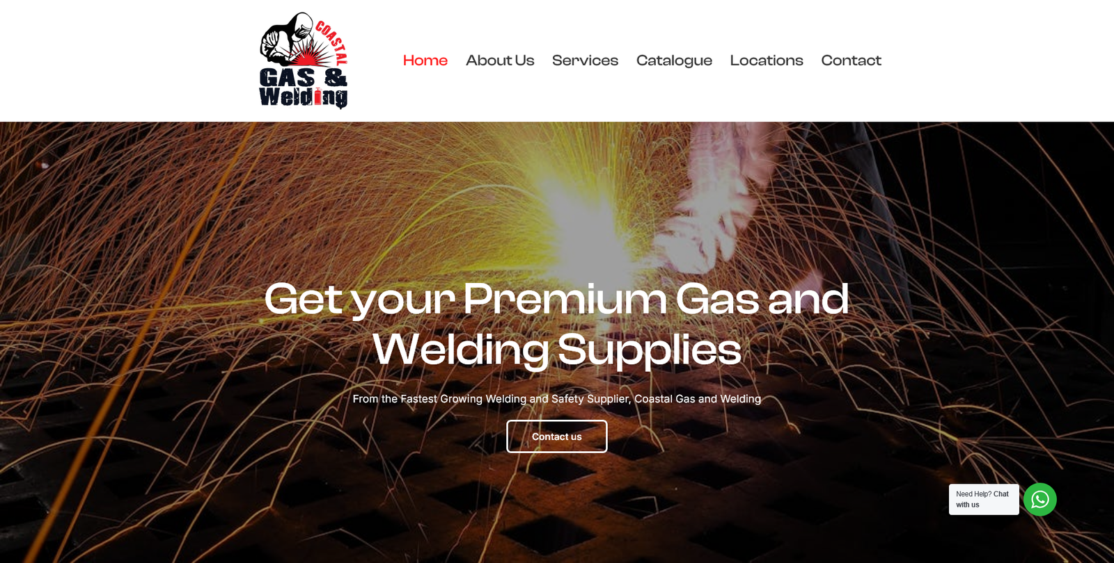 Coastal Gas and Welding website
