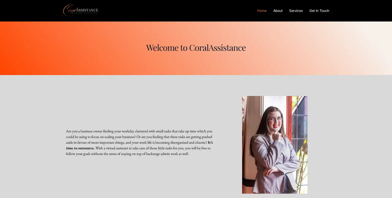 Coral Assistance website built by LiquidEmerce