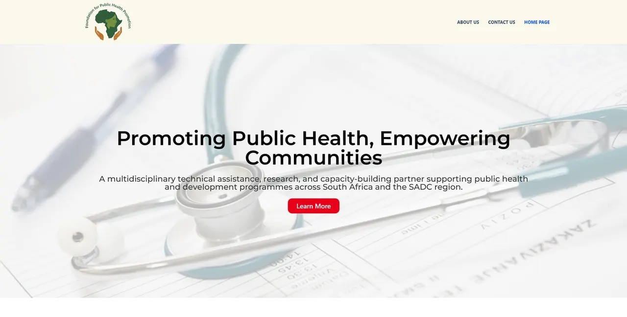Foundation for Public Health Promotion website built by LiquidEmerce