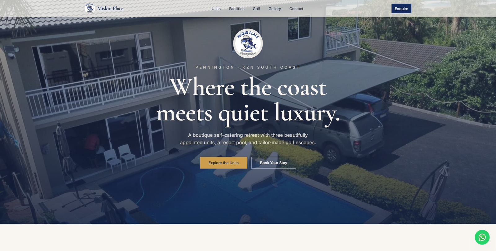 Miskin Place website