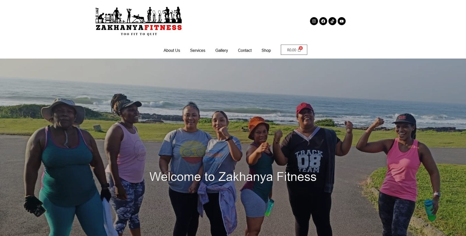Zakhanya Fitness website